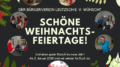 Bürgerverein Leutzsch wünscht schöne Weihnachtsfeiertage