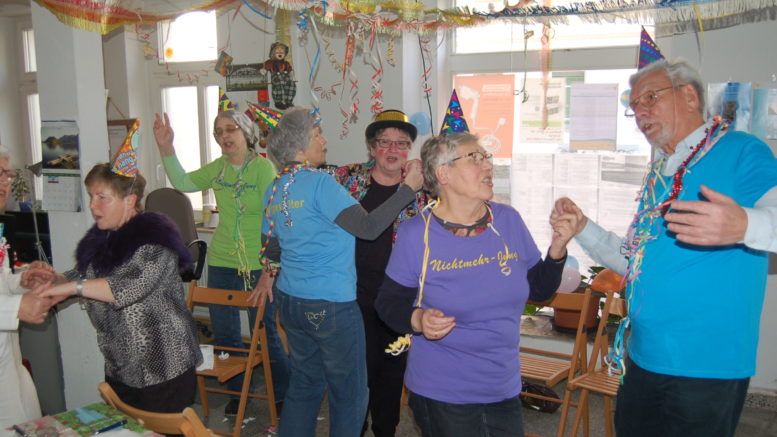 Szene aus "Fasching im Seniorenheim"