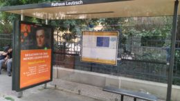 Altes Wartehäuschen am Rathaus Leutzsch