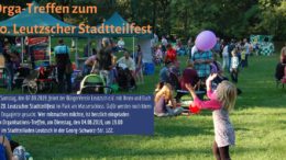 Einladung zum Orga-Treffen für das 20. Leutzscher Stadtteilfest.