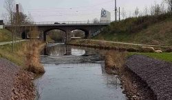 Blick auf den Karl-Heine-Kanal.